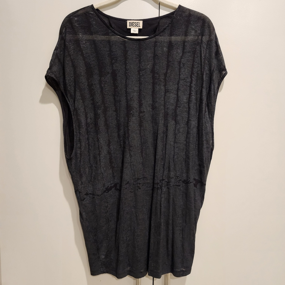 DIESEL sheer tunic dress
